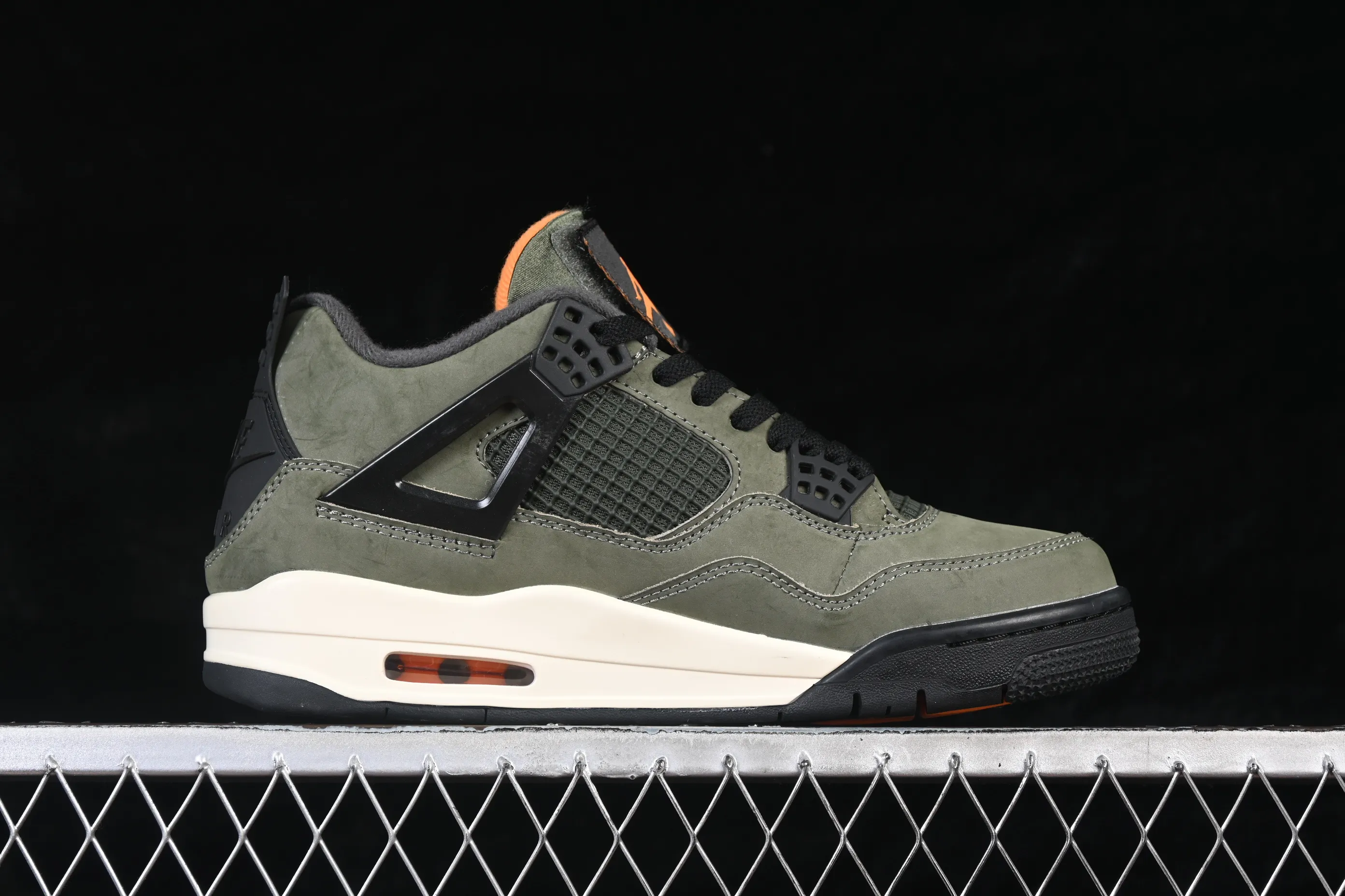 All categories Air Jordan Jordan series basketball shoes Air Jordan 4 Undefeated x Air Jordan 4 OG AJ4 Joe 4 olive green suede IB1519-200